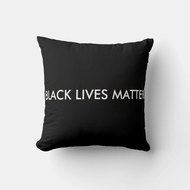 Black Lives Matter Pillow, BLM Kudde (Framsida)