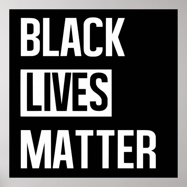 Black Lives Matter Poster (Framsidan)