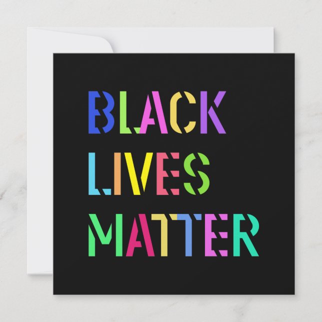 Black Lives Matter Stencil 01 Editable Färg (Framsida)