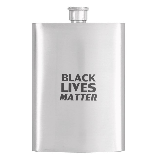 Black Lives Matter svart modern fetstilt typografi Fickplunta (Framsidan)