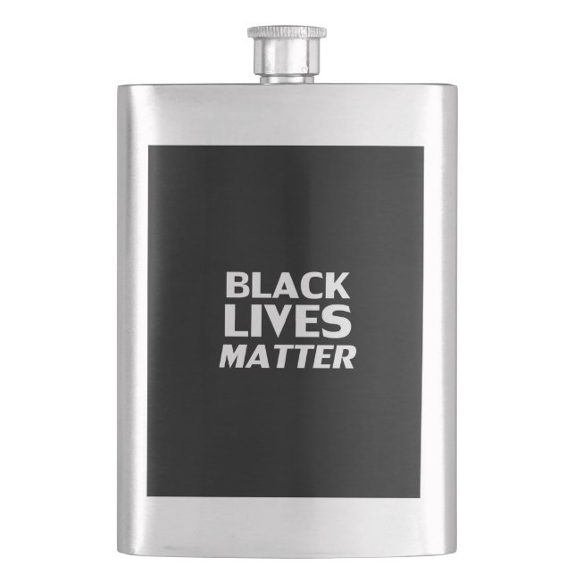 Black Lives Matter svart typografi modern Fickplunta (Framsidan)
