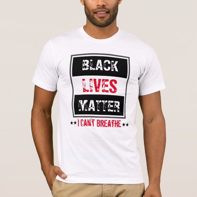 Black Lives Matter T Shirt (Framsida)