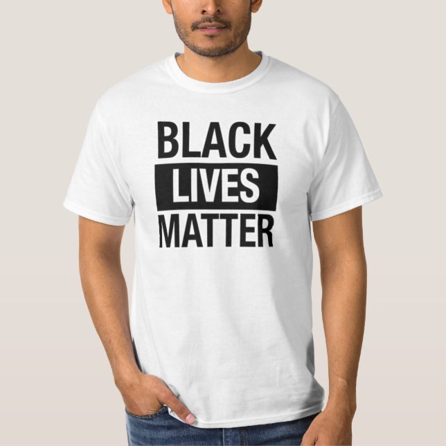 Black Lives Matter  T Shirt (Framsida)
