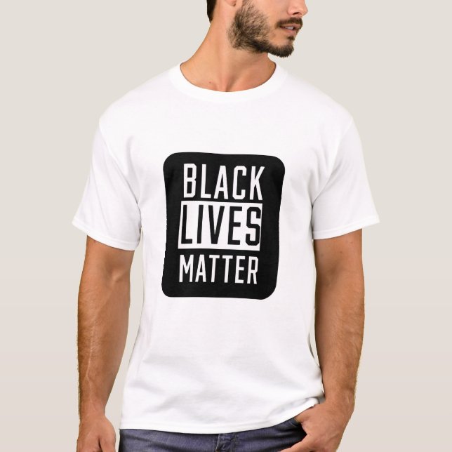 Black Lives Matter T-Shirt (Framsida)