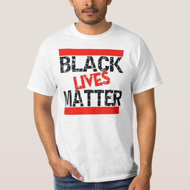 Black Lives Matter Tee Shirt (Framsida)
