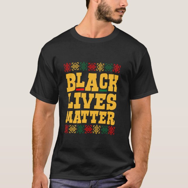 Black Lives Matter Tröja Amerikansk Svart Historia (Framsida)