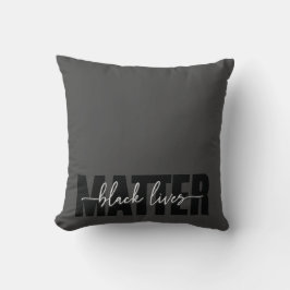 Black Lives Matter Typography Dekorativ kudde