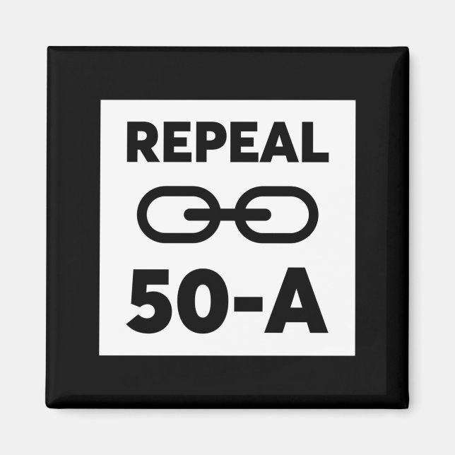 Black Lives Matter Upphävande 50 A Magnet (Framsidan)