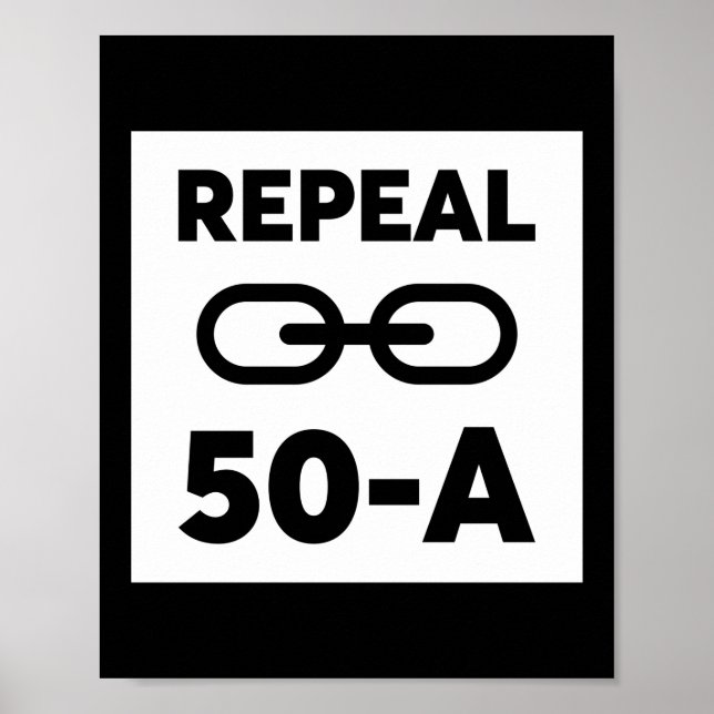 Black Lives Matter Upphävande 50 A Poster (Framsidan)