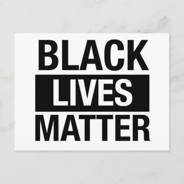 Black Lives Matter Vykort (Framsida)