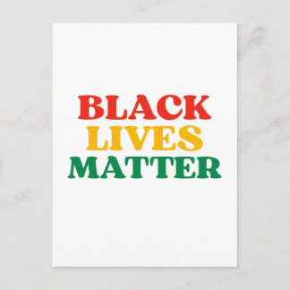 Black Lives Matter Vykort