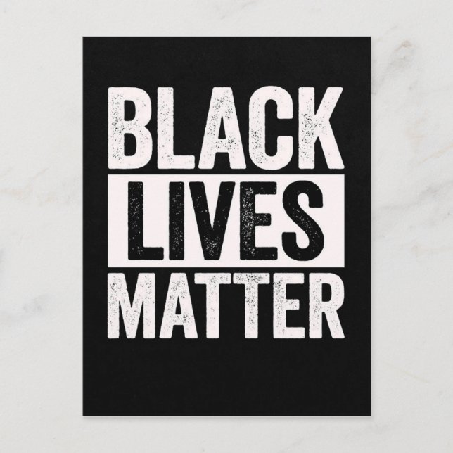 Black Lives Matter Vykort (Framsida)