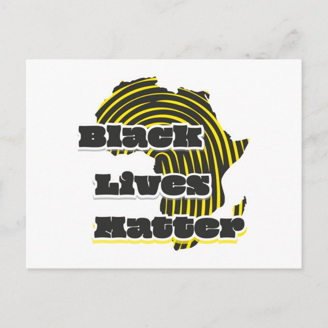 Black Lives Matter Vykort (Framsida)