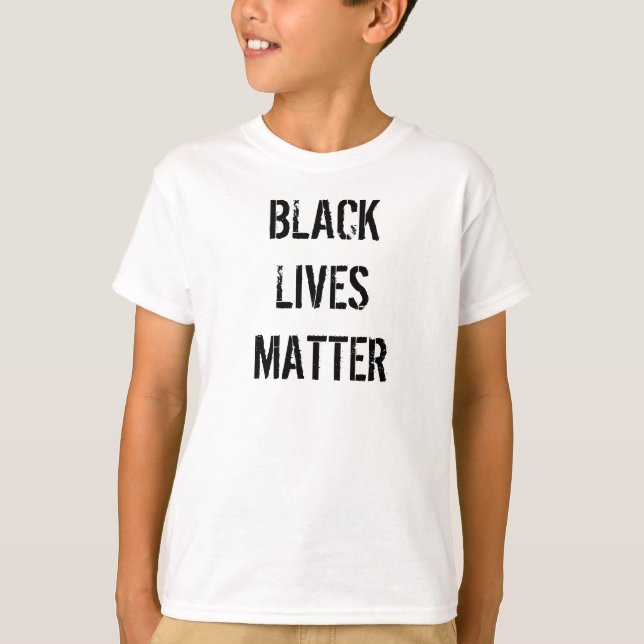 Black Lives Matter White T-Shirt | BARN (Framsida)
