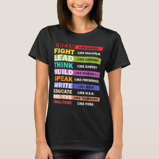 Black Lives S Black Leaders Black History Month T Shirt