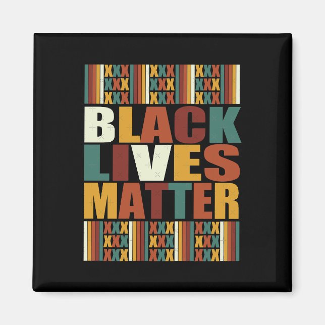 Black Lives Sticker Magnet (Framsidan)