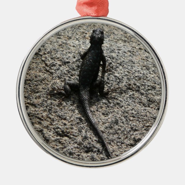 Black Lizard Julgransprydnad Metall (Framsidan)