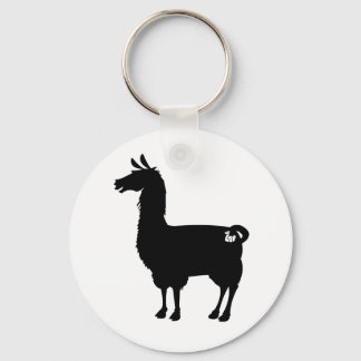Black Llama Keychain Nyckelring