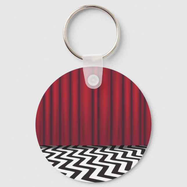 Black Lodge Red Room Nyckelring (Framsida)