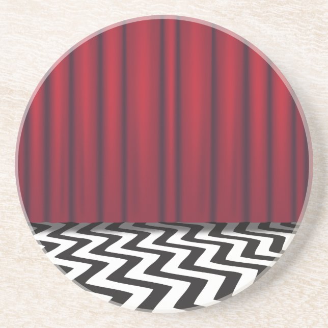 Black Lodge Red Room Underlägg Sandsten (Framsidan)