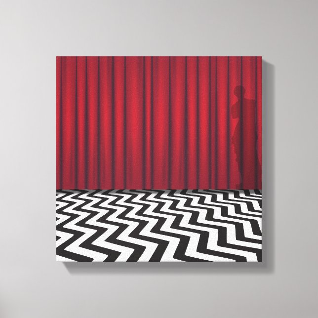 Black Lodge Twin Peaks Canvastryck (Framsida)