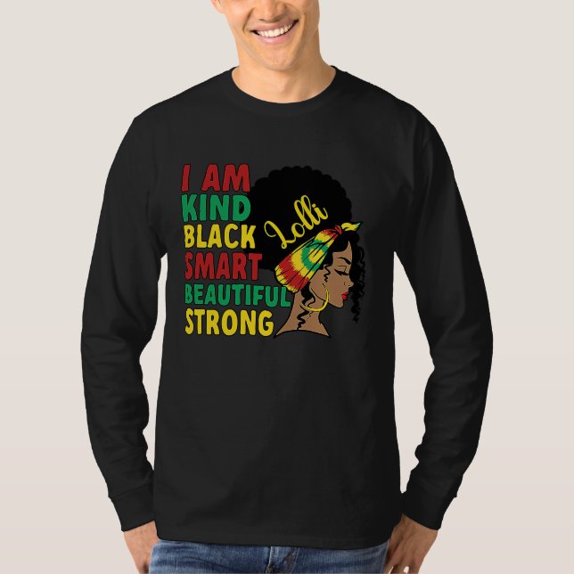 Black Lolli Grandmother African American Lolli Gra T Shirt (Framsida)