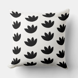 Black Lotus Flower Kudde