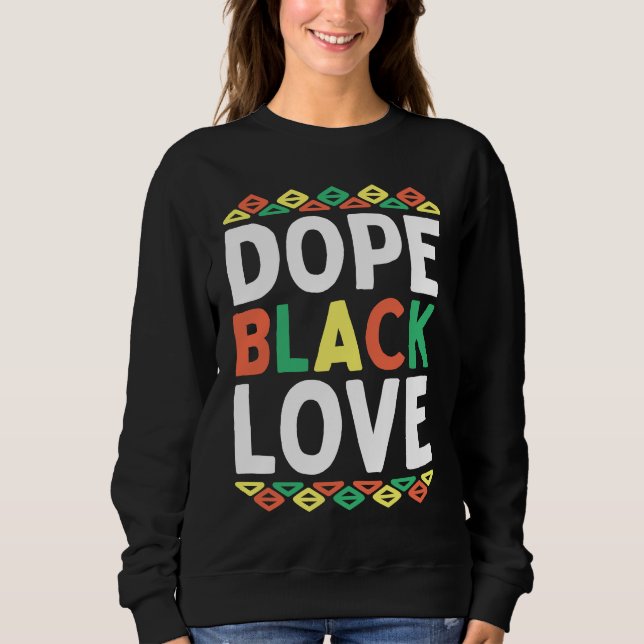 Black Love African American Black History Month Pr T Shirt (Framsida)