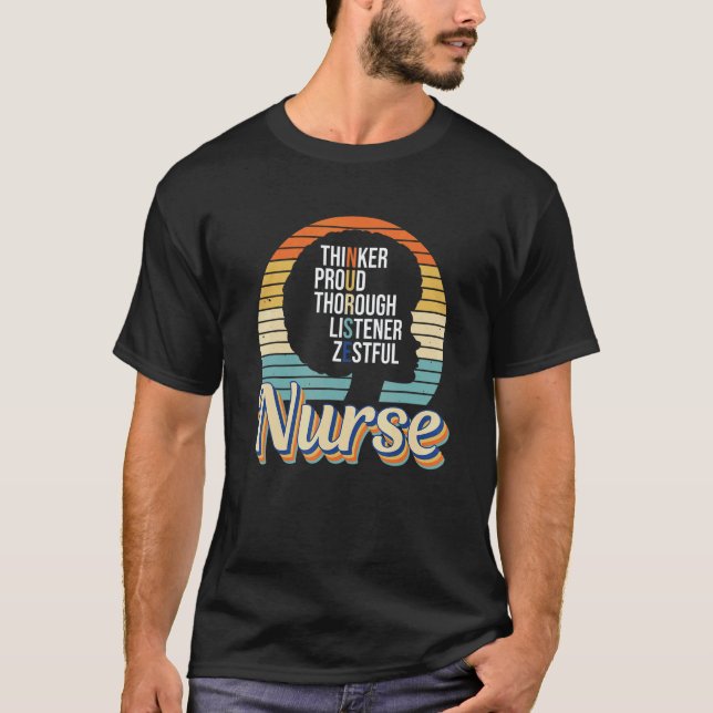 Black LPN Nurses Matter African American Black His T Shirt (Framsida)