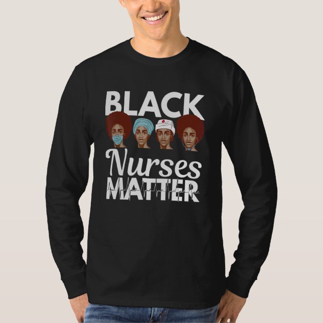 Black LPN Nurses Matter African American Black His T Shirt (Framsida)