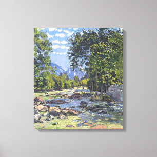 Black Lutschina (av Ferdinand Hodler) Canvastryck