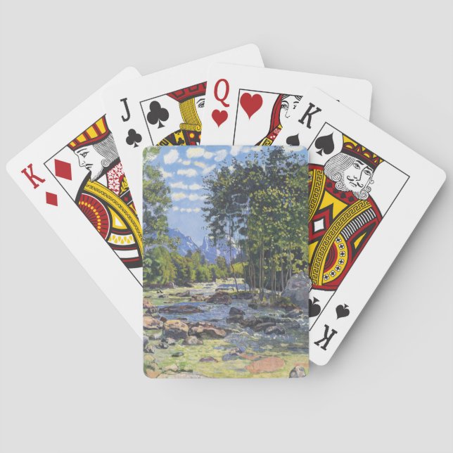 Black Lutschina (av Ferdinand Hodler) Casinokort (Baksidan)