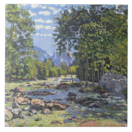 Black Lutschina (av Ferdinand Hodler) Kakelplatta