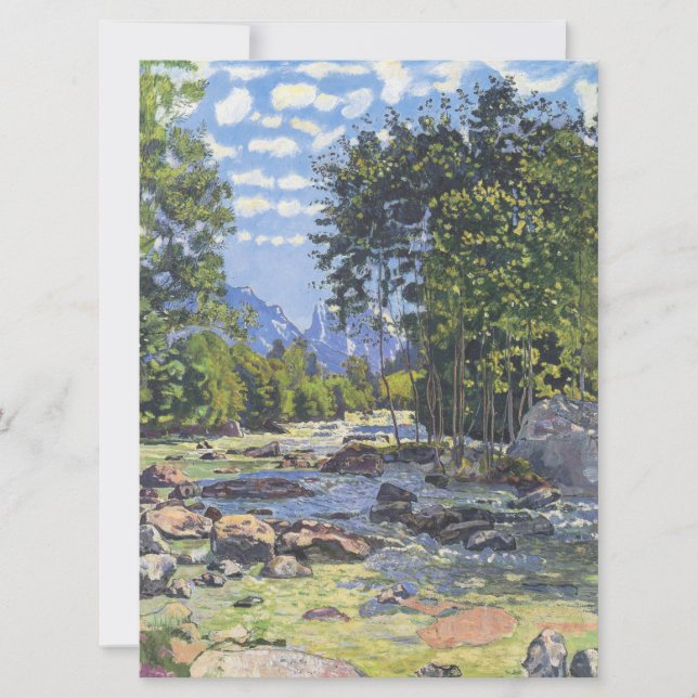 Black Lutschina (av Ferdinand Hodler) Kort (Framsida)