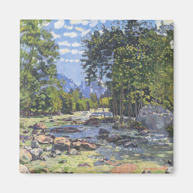 Black Lutschina (av Ferdinand Hodler) Magnet (Framsidan)