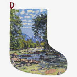 Black Lutschina (av Ferdinand Hodler) Stor Julstrumpa