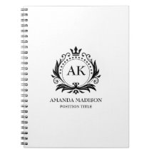 Black Luxury Krona Monogram