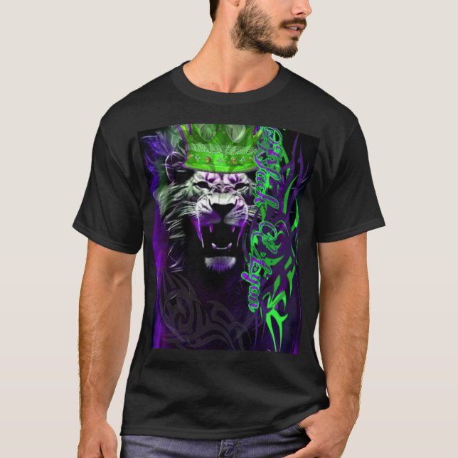 Black Lyon design 888 m T Shirt (Framsida)
