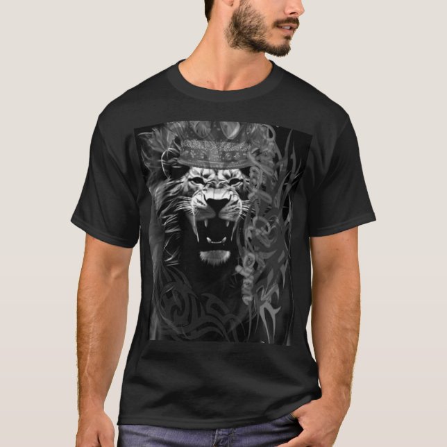 Black Lyon design 889 m T Shirt (Framsida)