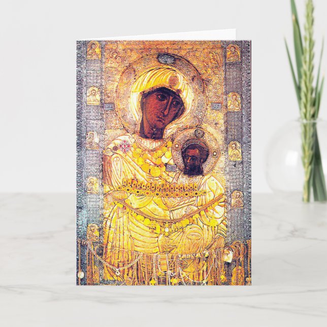 Black Madonna Card Helgkort (Framsida)