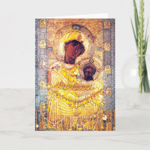 Black Madonna Card Helgkort