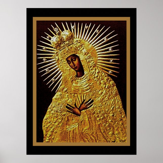 Black Madonna i Prayer Poster (Framsidan)