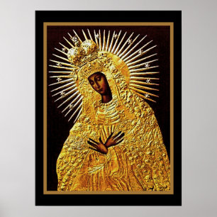 Black Madonna i Prayer.. Poster