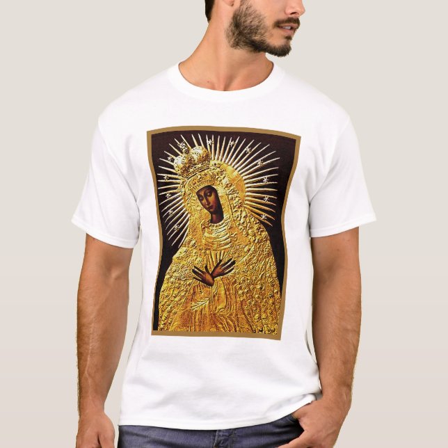 Black Madonna i Prayer T Shirt (Framsida)