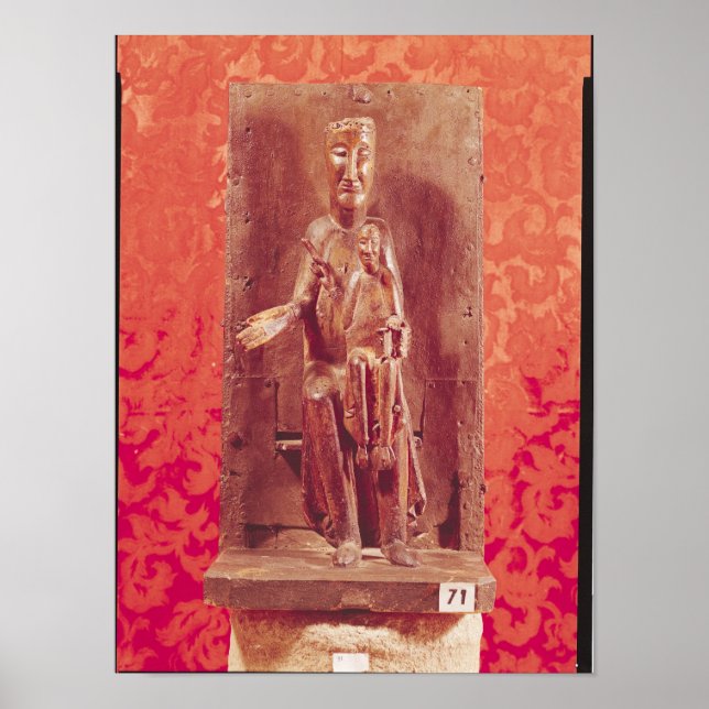 Black Madonna, katalanska skolan, 1100-talet Poster (Framsidan)