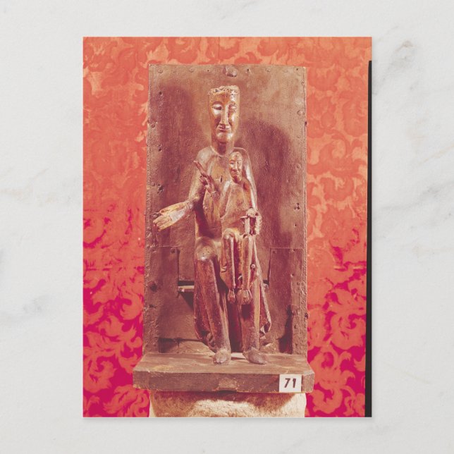 Black Madonna, katalanska skolan, 1100-talet Vykort (Framsida)