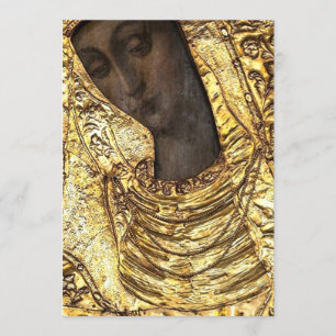 Black Madonna Polen Dam av Grindens Grace Inbjudningar