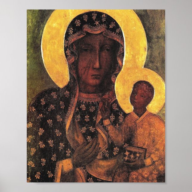 Black Madonna Polen Dam i Czestochowa Poster (Framsidan)