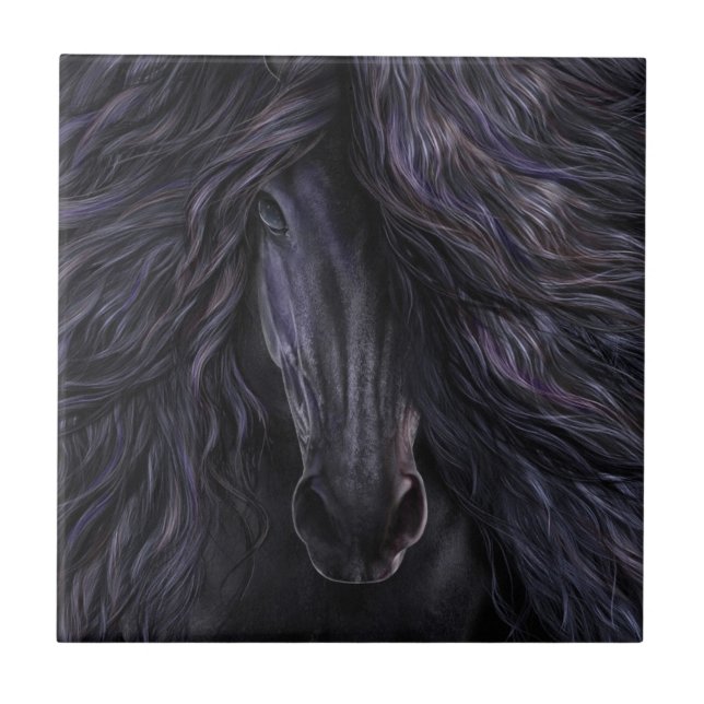 Black Magic Art Tile Kakelplatta (Framsidan)