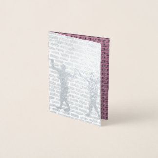 Black Magic Hollyhock av Yeshaya Dank - Folierat Kort